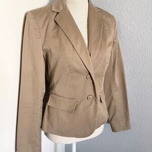 Women's New York &Co Tan Blazer